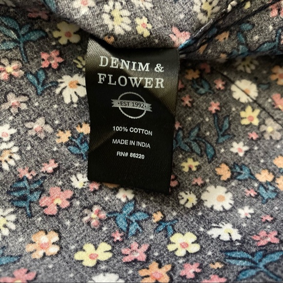 Denim & Flower (Ricky Singh) Young Men Shirt Size Small - Picture 3 of 9